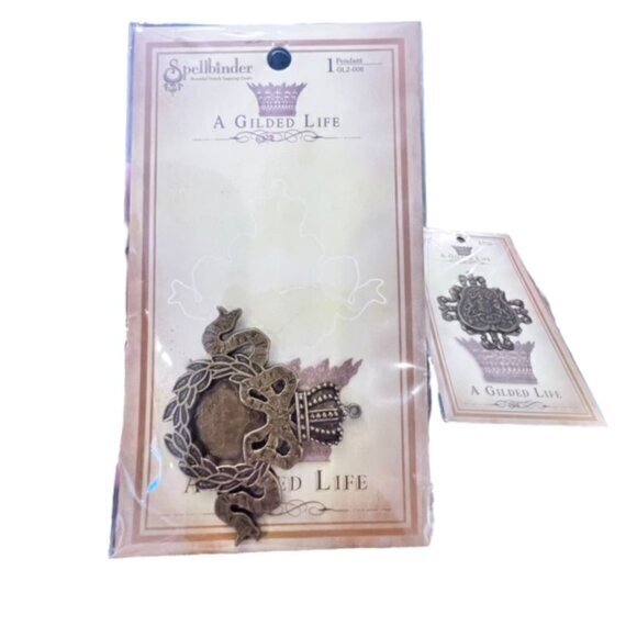 A Gilded Life by‎ Spellbinders Pendant Bundle Scrapbooking Jewelry Making CRAFTS - Picture 4 of 9